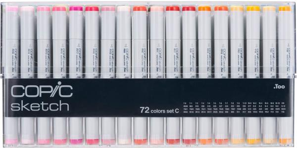 Copic marker sketch 21075162 set c, 72 stück - Copic-21075162-4511338063187