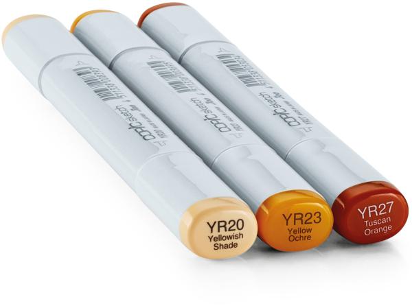 Copic marker sketch 21075654 set color fusion 4, 3 stück - Copic-21075654-4511338053553-02.jpg