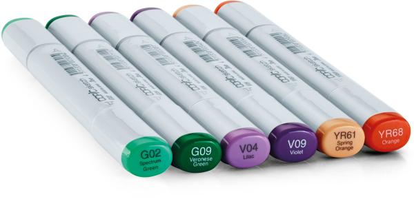 Copic marker sketch 21075663 set secondary tones, 6 stück - Copic-21075663-4511338052655-02.jpg