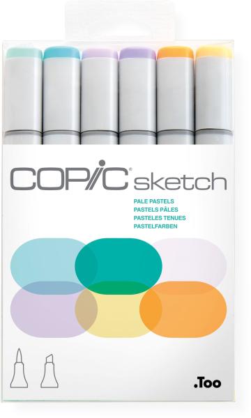 Copic marker sketch 21075667 set pale pastels, 6 stück - Copic-21075667-4511338052686