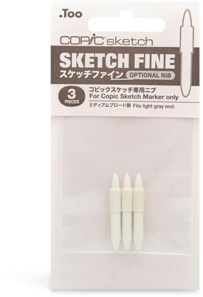 Copic ersatzspitze sketch 21075f fine, 3 stück - Copic-21075f-4511338054932