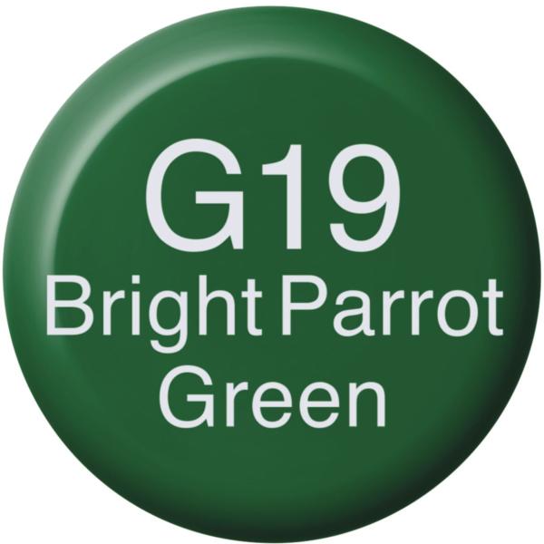 Copic ink refill 21076213 g19 - bright parrot green - Copic-21076213-4511338057230