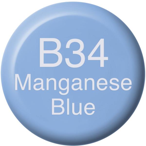 Copic ink refill 2107674 b34 - manganese blue - Copic-2107674-4511338055991