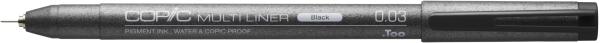 Copic multiliner 0.03mm 2207500 black - Copic-2207500-4511338041017