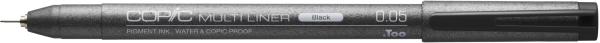 Copic multiliner 0.05mm 2207501 black - Copic-2207501-4511338010174