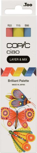 Copic marker ciao 220750303 brilliant palette 3 stück - Copic-220750303-4013695266749
