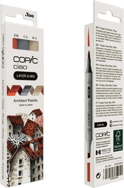 Copic marker ciao 220750304 architect palette 3 stück - Copic-220750304-4013695266756-02.jpg