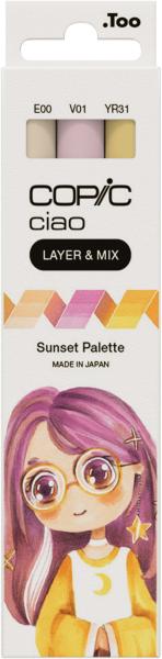 Copic marker ciao 220750308 sunset palette 3 stück - Copic-220750308-4013695266794