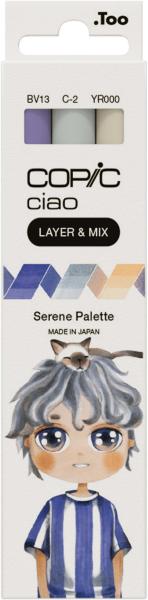 Copic marker ciao 220750310 serene palette 3 stück - Copic-220750310-4013695266817