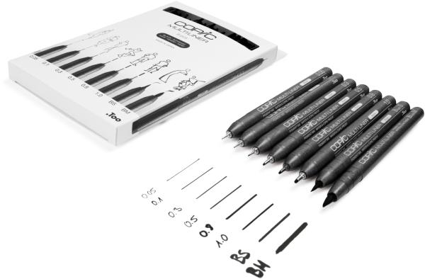 Copic multiliner 2207510 set schwarz, 8 stück - Copic-2207510-4511338006740-05.jpg