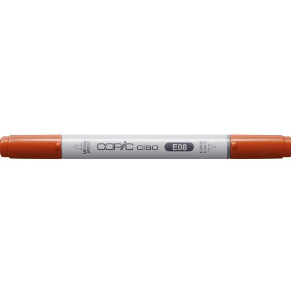 Copic marker ciao 22075247 e08 - brown - Copic-22075247-4511338008164