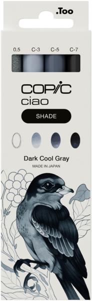 Copic marker ciao shade set 22075422 dark cool gray 4 stück - Copic-22075422-4013695268071