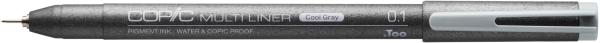 Copic multiliner 0.1mm 22075512 cool grey - Copic-22075512-4511338009499