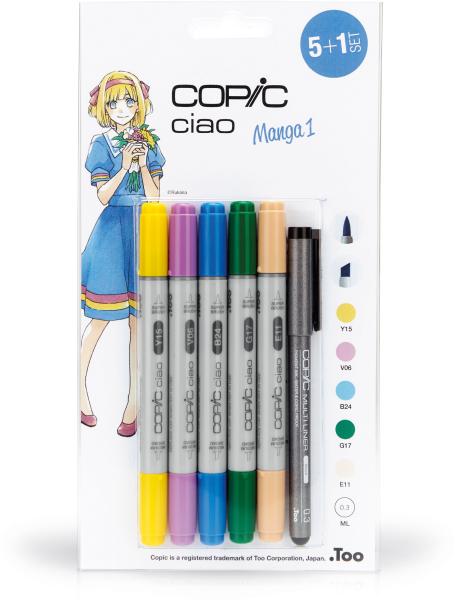 Copic marker ciao 22075556 5+1 set manga 1 - Copic-22075556-4013695261409