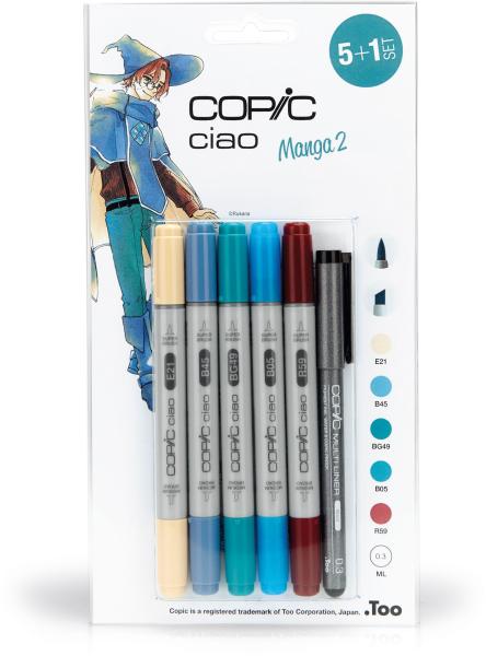 Copic marker ciao 22075557 5+1 set manga 2 - Copic-22075557-4013695261416