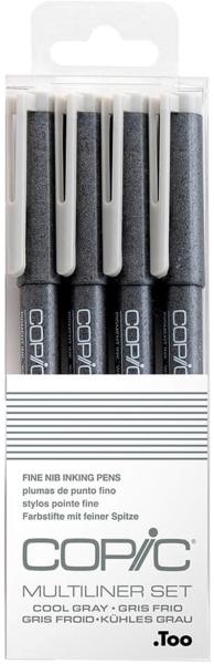 Copic multiliner 22075623 cool grey set, 4 stück ass. - Copic-22075623-4511338052716