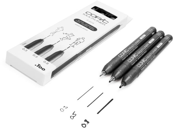 Copic multiliner 22075631 schwarz 3 stück - Copic-22075631-4013695266046-06.jpg