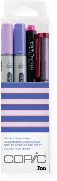 Copic marker ciao 22075646 doodle pack purple, 4 stück - Copic-22075646-4511338053881
