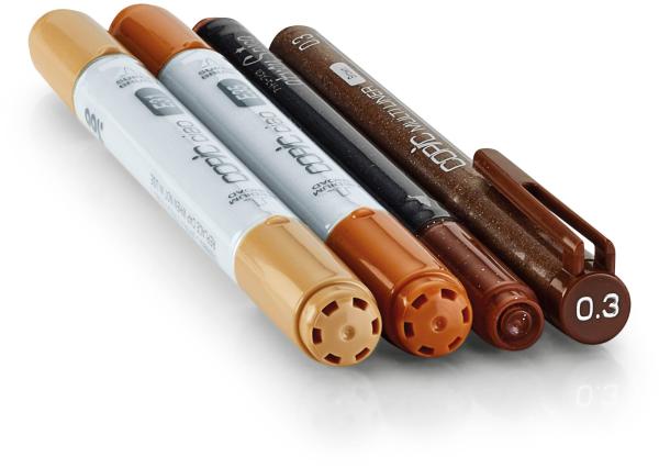 Copic marker ciao 22075647 doodle pack brown, 4 stück - Copic-22075647-4511338053898-02.jpg