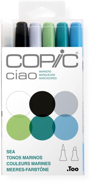 Copic marker ciao 22075669 6er set sea - Copic-22075669-4511338053645