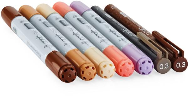 Copic marker ciao 22075671 people doodle kit, 7 stück - Copic-22075671-4511338053928-02.jpg