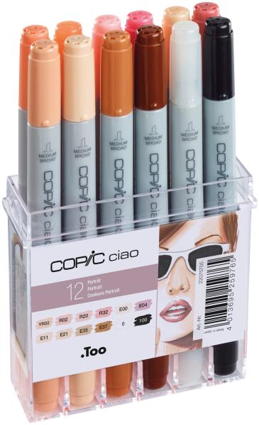 Copic marker ciao 22075705 12er set porträtfarben - Copic-22075705-4013695259765