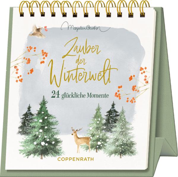 Coppenrath tischkalender 12.5x14.5cm 64778 zauber der winterwelt - Coppenrath-64778-9783649647782
