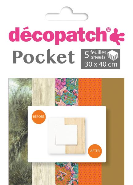 Decopatch papier pocket nr. 10 dp010o 5 blatt à 30x40cm - Decopatch-dp010o-3609510240103-02.jpg
