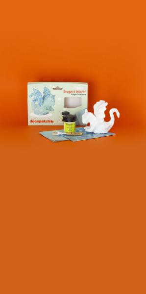 Decopatch bastelset drache kit035c bogen, tier, pinsel, lack - Decopatch-kit035c-3609510350499-04.jpg