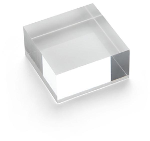 Deflecto acrylblock 50x25mm ab125 transparent poliert - Deflecto-ab125-5055425953702