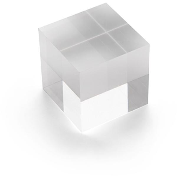 Deflecto acrylblock 50x50mm ab150 transparent poliert - Deflecto-ab150-5055425953764