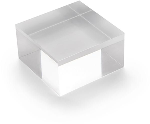 Deflecto acrylblock 75x40mm ab240 transparent poliert - Deflecto-ab240-5055425953740