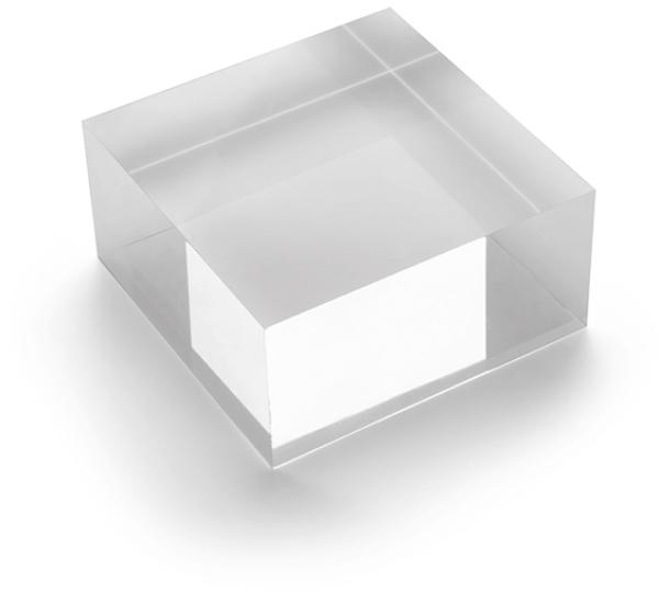 Deflecto acrylblock 100x50mm ab350 transparent poliert - Deflecto-ab350-5055425953788