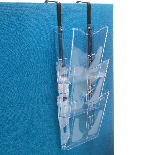 Deflecto wandprospekthalter 3xa4 cp081ytcry transparent docupocket - Deflecto-cp081ytcry-5025348081332