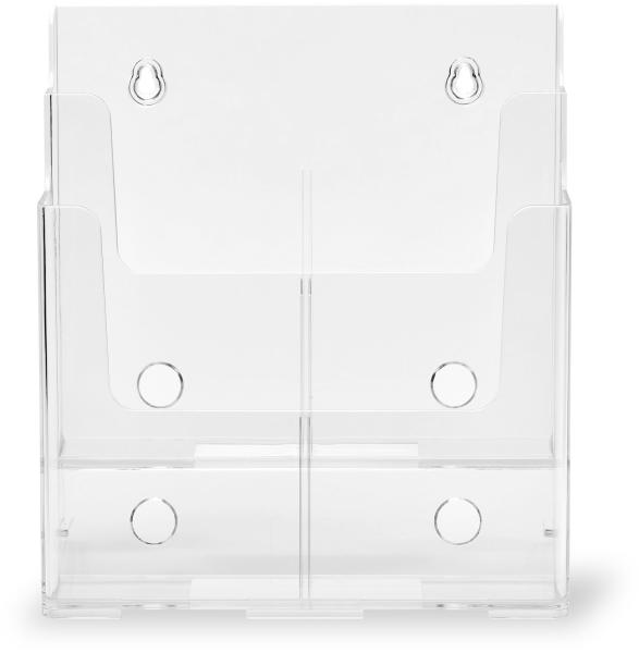 Deflecto prospekthalter classic a4 lhpa421 transparent 2 fächer - Deflecto-lhpa421-5055425956901