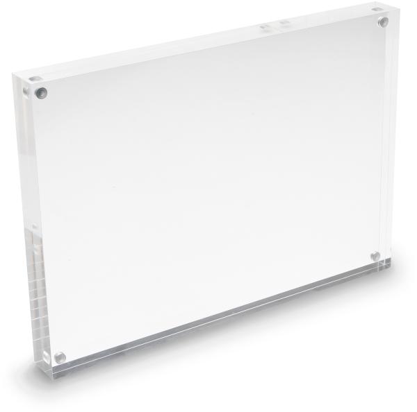 Deflecto magnet. acrylblock a4 mcha41130 transparent 2x15mm - Deflecto-mcha41130-5055425953641
