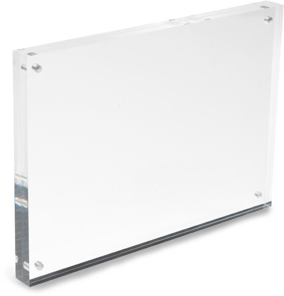 Deflecto magnet. acrylblock a5 mcha511 transparent 2x7.5mm - Deflecto-mcha511-5055425953610