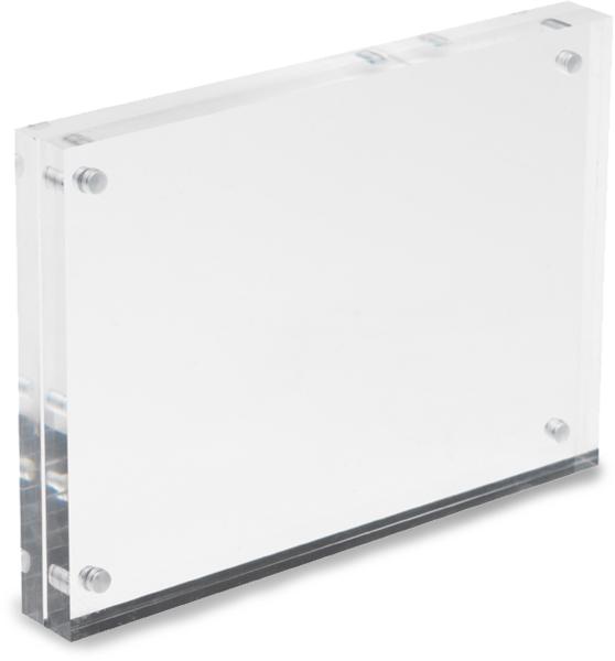 Deflecto magnet. acrylblock a6 mcha611 transparent 2x7.5mm - Deflecto-mcha611-5055425953627