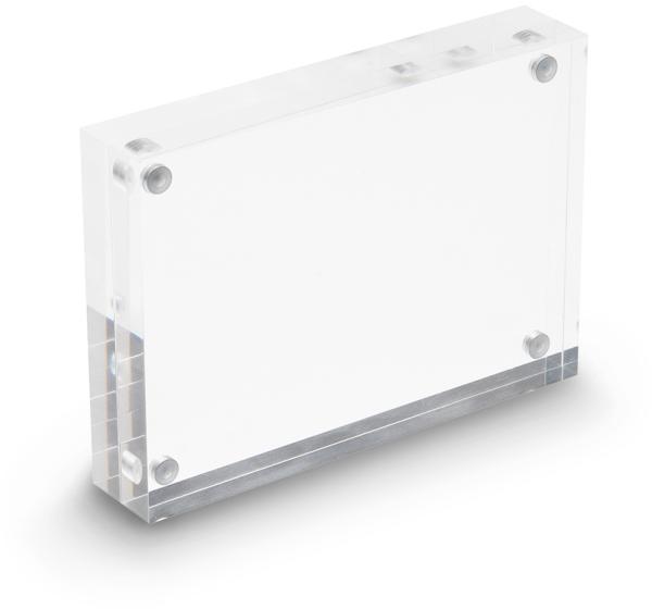 Deflecto magnet. acrylblock a6 mcha61130 transparent 2x15mm - Deflecto-mcha61130-5055425953665