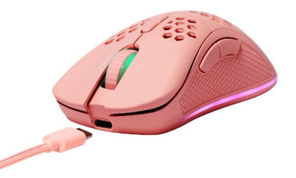 Deltaco lightweight gaming mouse,rgb gam-120-p wireless, pink, pm80 - Deltaco-gam-120-p-7333048057235-06.jpg