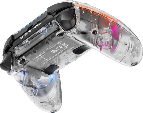 Deltaco wireless controller ps4 gam-139-t transparent - Deltaco-gam-139-t-7333048060839-06.jpg