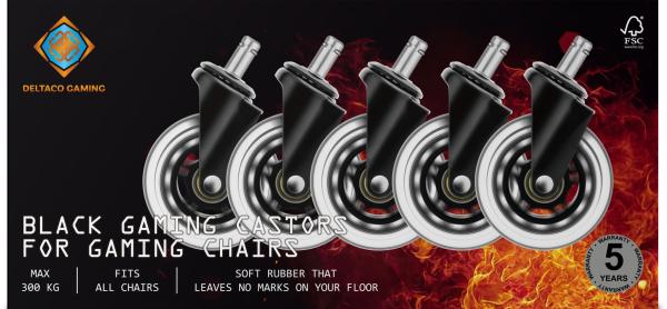 Deltaco casters, wheels, 5-pack gam-157 dark line - Deltaco-gam-157-7333048059987-03.jpg