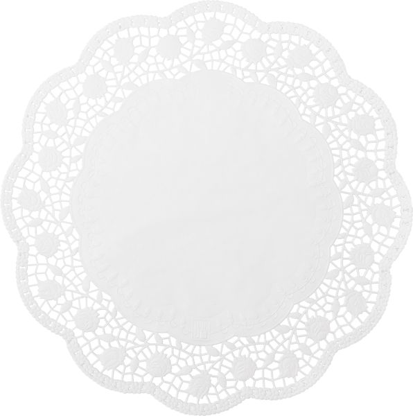 Demmler tortenspitzen rund 2221100610 22cm, 6 stück weiss - Demmler-2221100610-4004158206952
