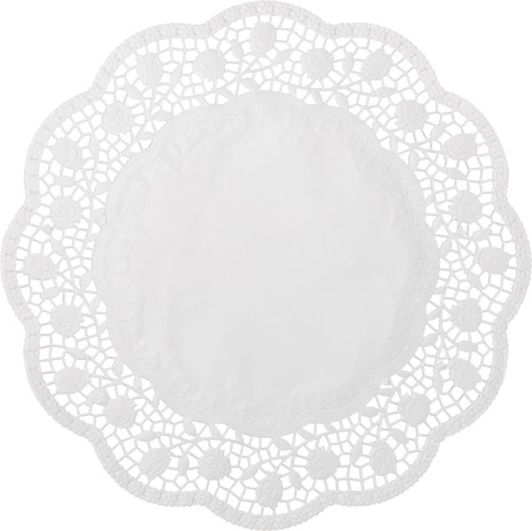 Demmler tortenspitzen rund 4021100625 40cm, 6 stück weiss - Demmler-4021100625-4004158006354