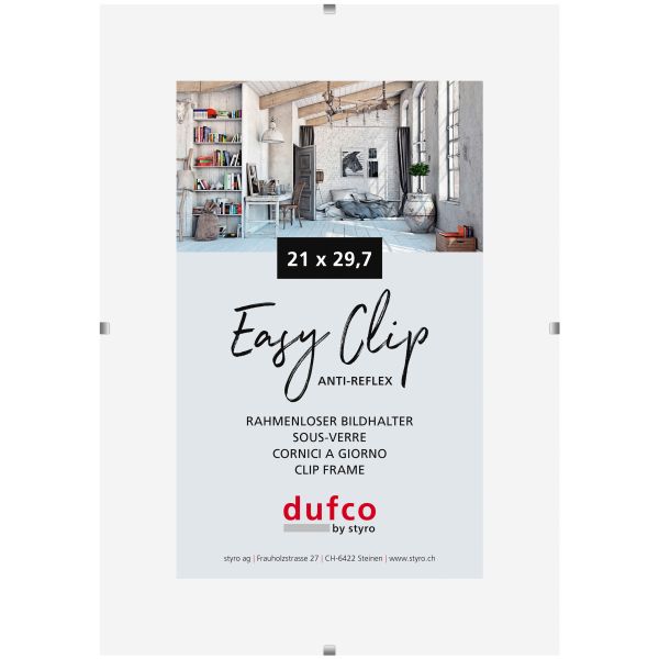 Dufco cliprahmen (ohne rahmen) 1420.41003 a4 - Dufco-142041003-7610259410036