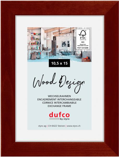 Dufco holz-bilderrahmen 10.5x15cm 1610.80094 toronto mahagoni - Dufco-161080094-7610259800943