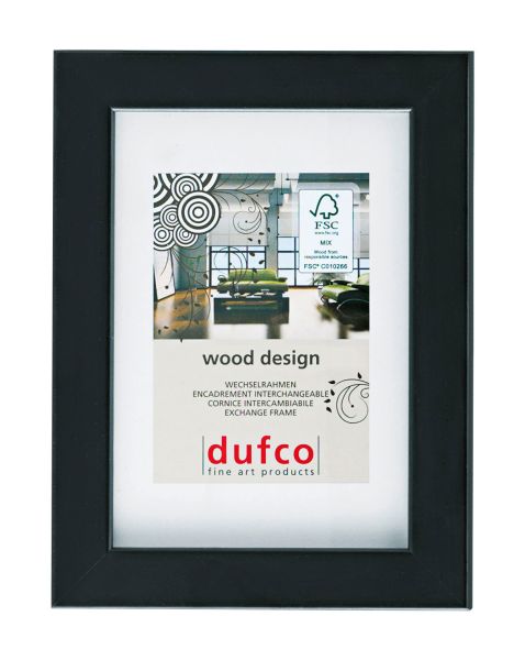 Dufco holz-bilderrahmen 30x40cm 1610.80109 toronto schwarz - Dufco-161080109-7610259801094