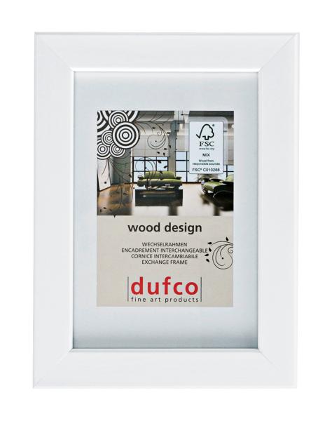 Dufco holz-bilderrahmen 15x21cm 1610.80585 toronto weiss - Dufco-161080585-7610259805856