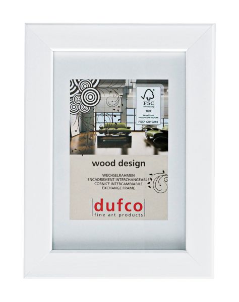 Dufco holz-bilderrahmen 21x29.7cm 1610.80589 toronto weiss - Dufco-161080589-7610259805894