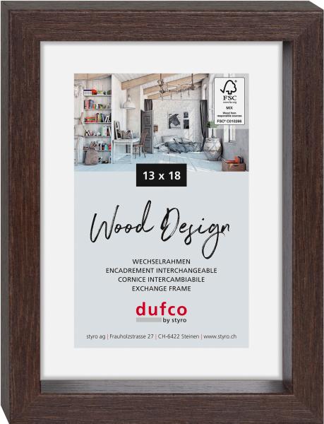 Dufco holz-bilderrahmen 13x18cm 1610.80991 fuji braun - Dufco-161080991-7610259809915